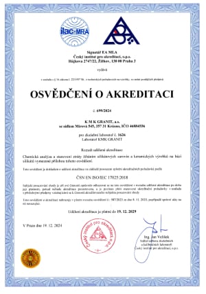 akreditace laboratorních zkoušek