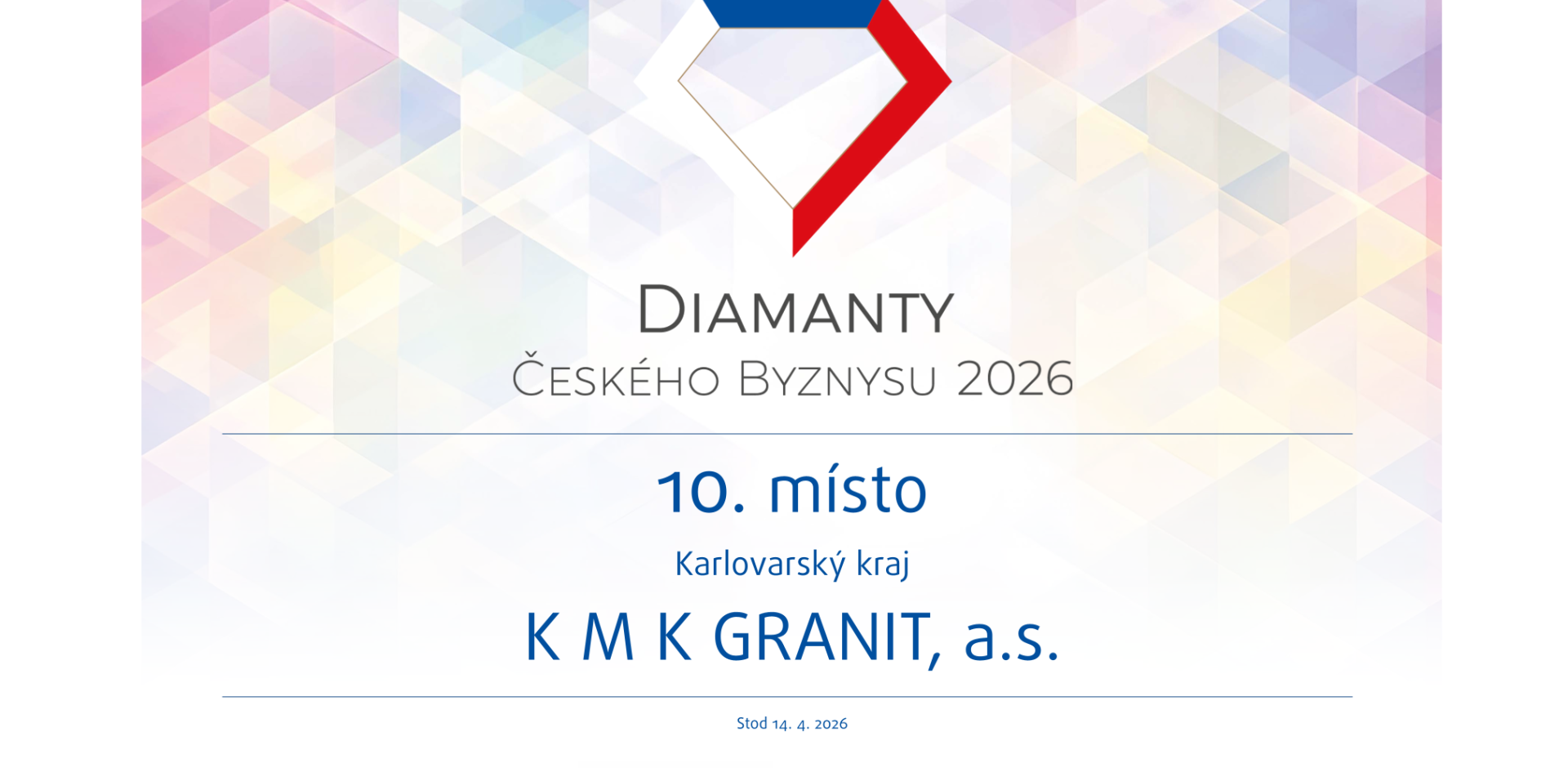 Diamanty českého byznysu 2026