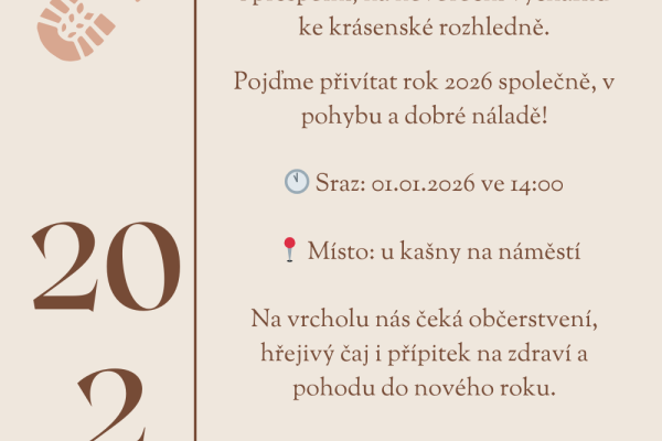 Novoroční vycházka k rozhledně Krásenský vrch